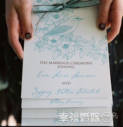 漂亮请柬点亮你的婚礼