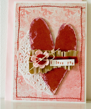 一组送给爱人的DIY可爱生日卡片