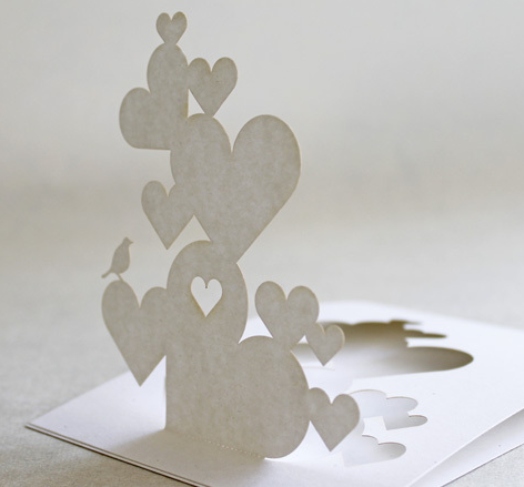 立体生日卡、立体爱情卡回忆中的大爱