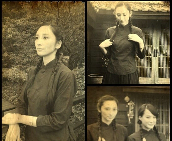 老友办主题生日派对，吴佩慈穿古民国装前往道
